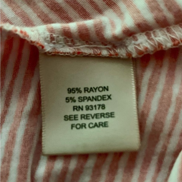 Philosophy Orange and White Striped Midi Dress - Picture 3 of 5